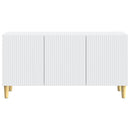 TV-skab Hvid 99 x 34,5 x 50 cm Konstrueret træ