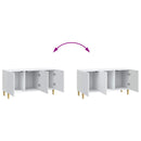 TV-skab Hvid 99 x 34,5 x 50 cm Konstrueret træ