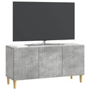 TV-skab Betongrå 99 x 34,5 x 50 cm Konstrueret træ