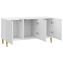 TV-skab Hvid højglans 99 x 34,5 x 50 cm Konstrueret træ