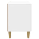 TV-skab Hvid højglans 99 x 34,5 x 50 cm Konstrueret træ