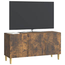 TV-skab Røget eg 99 x 34,5 x 50 cm Konstrueret træ