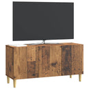 TV-skab Gammelt træ 99 x 34,5 x 50 cm Konstrueret træ