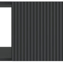 Sofabord Sort 90 x 50 x 40 cm Konstrueret træ