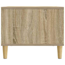 Sofabord Sonoma-eg 90 x 50 x 40 cm Konstrueret træ