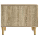 Sofabord med skuffe Sonoma-eg 49 x 50 x 40 cm Konstrueret træ