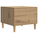 Sofabord med skuffe Artisan-eg 49 x 50 x 40 cm Konstrueret træ