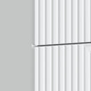 Natskab 2 pcs Hvid 43 x 34,5 x 47,5 cm Konstrueret træ