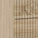 Natskab 2 pcs Sonoma-eg 43 x 34,5 x 47,5 cm Konstrueret træ