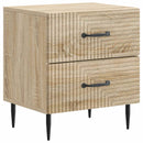 Natskab 2 pcs Sonoma-eg 43 x 34,5 x 47,5 cm Konstrueret træ