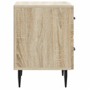 Natskab 2 pcs Sonoma-eg 43 x 34,5 x 47,5 cm Konstrueret træ