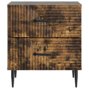 Natskab med skuffe Røget eg 43 x 34,5 x 47,5 cm Konstrueret træ
