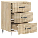 Natskab med skuffe Sonoma-eg 43 x 41 x 66,5 cm Konstrueret træ