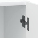 Natskab 2 pcs Hvid 43 x 34,5 x 50 cm Konstrueret træ