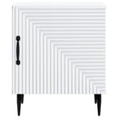 Natskab 2 pcs Hvid 43 x 34,5 x 50 cm Konstrueret træ