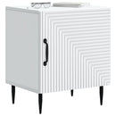 Natskab 2 pcs Hvid 43 x 34,5 x 50 cm Konstrueret træ