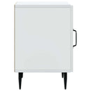 Natskab 2 pcs Hvid 43 x 34,5 x 50 cm Konstrueret træ