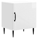 Natskab 2 pcs Hvid højglans 43 x 34,5 x 50 cm Konstrueret træ