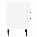 Natskab 2 pcs Hvid højglans 43 x 34,5 x 50 cm Konstrueret træ