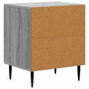 Natskab 2 pcs Grå sonoma-eg 43 x 34,5 x 50 cm Konstrueret træ