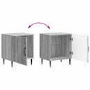 Natskab 2 pcs Grå sonoma-eg 43 x 34,5 x 50 cm Konstrueret træ