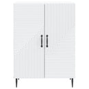 Sideboard Hvid 66 x 34,5 x 89,5 cm Konstrueret træ