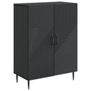 Sideboard Sort 66 x 34,5 x 89,5 cm Konstrueret træ