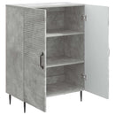 Sideboard Betongrå 66 x 34,5 x 89,5 cm Konstrueret træ