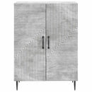 Sideboard Betongrå 66 x 34,5 x 89,5 cm Konstrueret træ