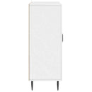 Sideboard Hvid højglans 66 x 34,5 x 89,5 cm Konstrueret træ