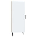 Sideboard Hvid 33 x 34,5 x 89,5 cm Konstrueret træ