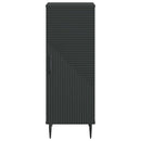 Sideboard Sort 33 x 34,5 x 89,5 cm Konstrueret træ