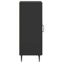Sideboard Sort 33 x 34,5 x 89,5 cm Konstrueret træ