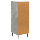 Sideboard Betongrå 33 x 34,5 x 89,5 cm Konstrueret træ