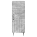 Sideboard Betongrå 33 x 34,5 x 89,5 cm Konstrueret træ