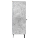Sideboard Betongrå 33 x 34,5 x 89,5 cm Konstrueret træ