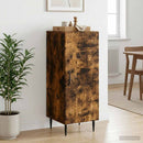 Sideboard Røget eg 33 x 34,5 x 89,5 cm Konstrueret træ
