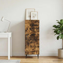 Sideboard Røget eg 33 x 34,5 x 89,5 cm Konstrueret træ