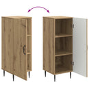 Sideboard Artisan-eg 33 x 34,5 x 89,5 cm Konstrueret træ