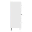 Skuffeskab Hvid 66 x 34,5 x 89,5 cm Konstrueret træ