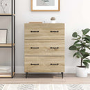 Skuffeskab Sonoma-eg 66 x 34,5 x 89,5 cm Konstrueret træ