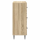 Skuffeskab Sonoma-eg 66 x 34,5 x 89,5 cm Konstrueret træ