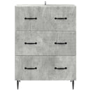 Skuffeskab Betongrå 66 x 34,5 x 89,5 cm Konstrueret træ