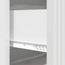 Skuffeskab Hvid højglans 66 x 34,5 x 89,5 cm Konstrueret træ