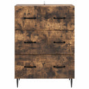 Skuffeskab 66 x 34,5 x 89,5 cm Konstrueret træ Røget eg