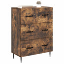 Skuffeskab Røget eg 66 x 34,5 x 89,5 cm Konstrueret træ