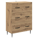 Skuffeskab 66 x 34,5 x 89,5 cm Konstrueret træ Artisan-eg