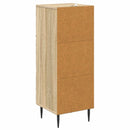 Skuffeskab Sonoma-eg 33 x 34,5 x 89,5 cm Konstrueret træ
