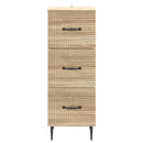 Skuffeskab Sonoma-eg 33 x 34,5 x 89,5 cm Konstrueret træ