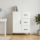 Sideboard Hvid 66 x 34,5 x 89,5 cm Konstrueret træ